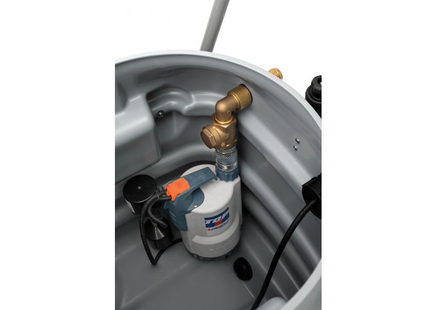 integrated discharging pump with quick-release